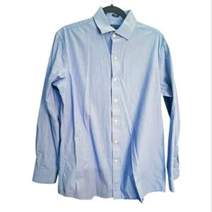 Tommy Hilfiger Blue & Whte Speck Dress Shirt